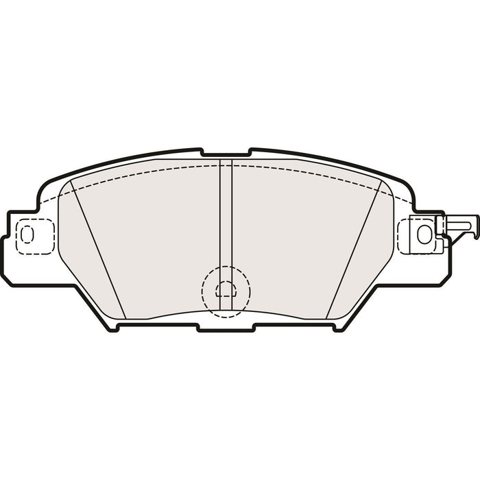 Apec Brake Pads Rear Fits Mazda Cx5