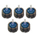 Sealey 40 x 30mm Abrasive Flap Wheel on 6mm Shaft Assorted Grit - Pack of 5 Sealey  - Dynamic Drive