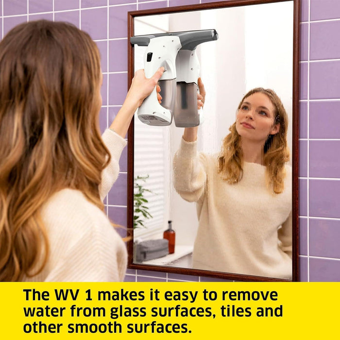 Karcher WV1 Window Vac Cleaner Lightweight Compact Fast Vacuum Floors Worktops