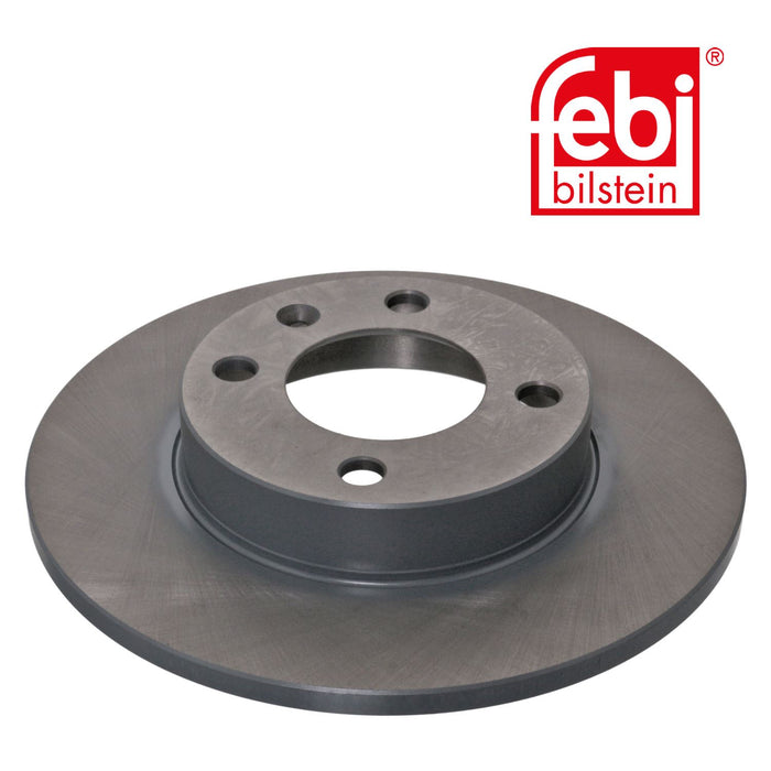 Genuine FEBI Front Brake Discs & Pads Set Solid for VW Polo