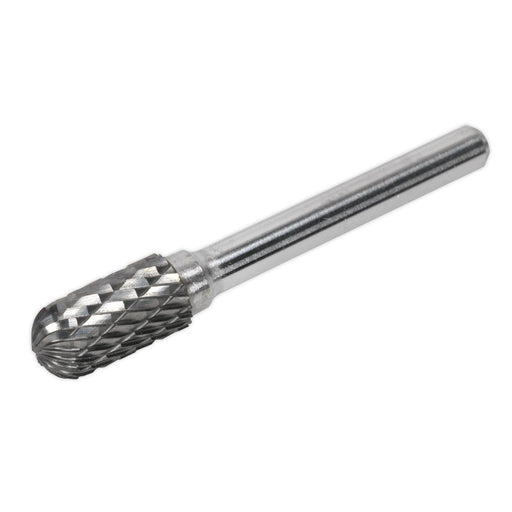 Sealey Tungsten Carbide Rotary Burr Cylindrical Ball Nose10mm SDB02 Sealey  - Dynamic Drive