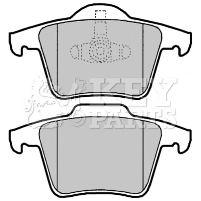 Genuine Key Parts KBP2136 Rear Brake Pads (Ate-Teves)