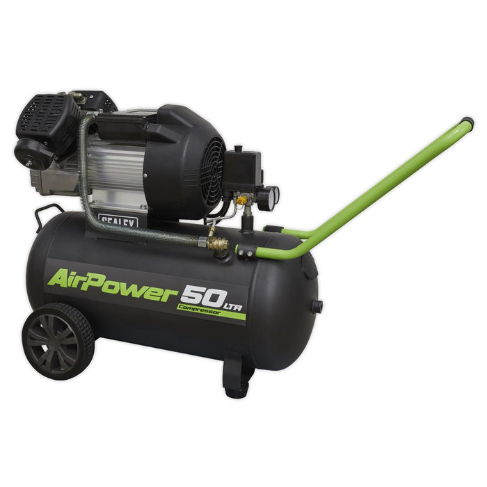 Sealey Air Compressor 50L V-Twin Direct Drive 3hp SAC5030VE Sealey  - Dynamic Drive