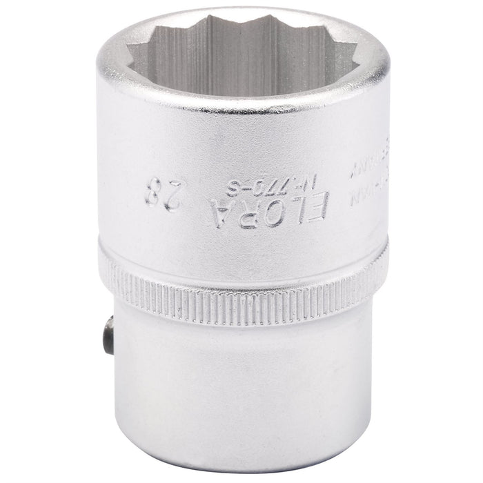 Draper Elora Bi-Hexagon Socket, 3/4" Sq. Dr., 28mm 00765