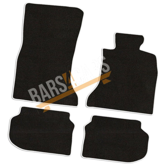 Tailored White Trim Carpet Mats for BMW 5 Series F10-F11 10> 2010 UKB4C  - Dynamic Drive