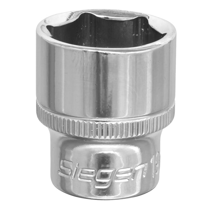 Seigen by Sealey WallDrive Socket 19mm 3/8"Sq Drive S0586 Sealey  - Dynamic Drive