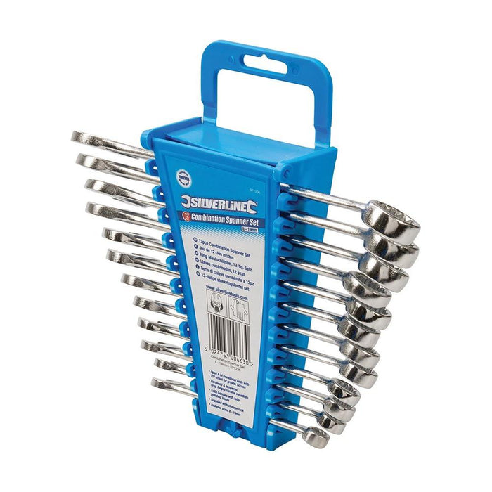 Silverline Combination Spanner Set 12pce 8 - 19mm