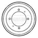 Genuine Borg & Beck Brake Drum fits Hyundai Accent 10940596 BBR7153 Borg & Beck  - Dynamic Drive