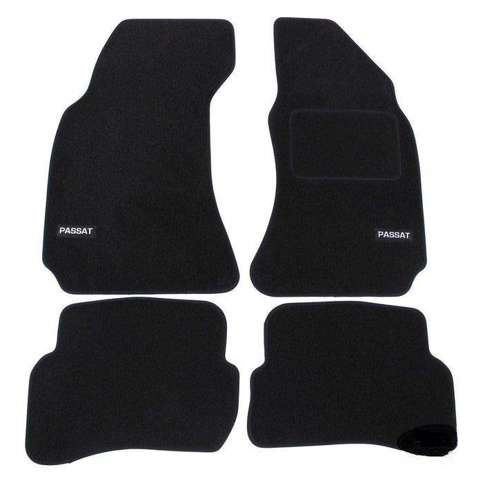 Tailored Logo Velour Carpet Floor Mats for Passat B5 1997-2005 4PCS UKB4C  - Dynamic Drive