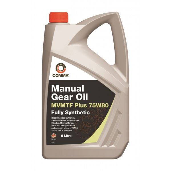 Comma MVMTF Plus Transmission Fluid 75W80 - 5 Litre