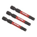 Sealey Hex 5mm Impact Power Tool Bits 50mm 3pc AK8238 Sealey  - Dynamic Drive