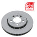 Genuine FEBI Rear Brake Discs & Pads Set Vented for Seat Toledo Febi Bilstein  - Dynamic Drive