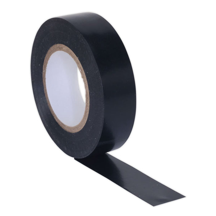 Sealey PVC Insulating Tape 19mm x 20m Black Pack of 10 ITBLK10 Sealey  - Dynamic Drive