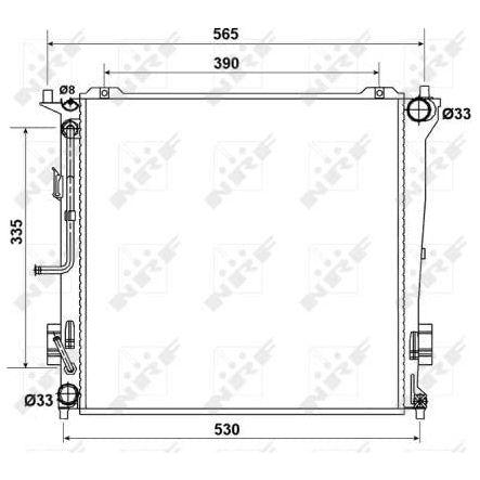 NRF Radiator 53163