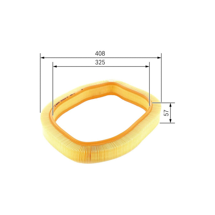Genuine Bosch Car Air Filter S9787 fits Mercedes-Benz 190 E - 1.8 - 90-93 145742