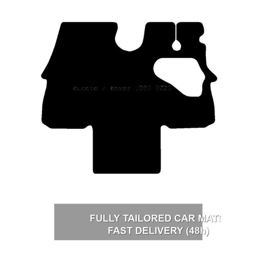 Fully Tailored Black Carpet Car Mats for Fiat Ducato 94-06 Motorhome Set of 1 UKB4C  - Dynamic Drive