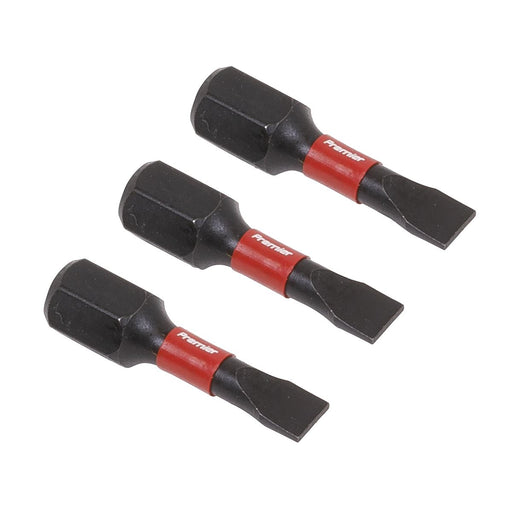 Sealey Slotted 4.5mm Impact Power Tool Bits 25mm 3pc AK8201 Sealey  - Dynamic Drive