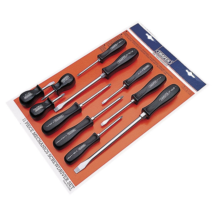 Draper Mechanic's Screwdriver Set (11 Piece) 27030 Draper  - Dynamic Drive