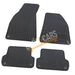 Tailored Rubber Mats for Audi A4 06-08 + Clips 2006 2007 2008 UKB4C  - Dynamic Drive