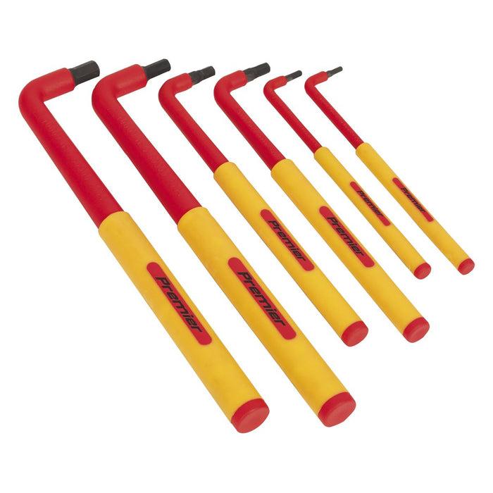 Sealey Hex Key Set 6pc Extra-Long VDE AK7177 Sealey  - Dynamic Drive