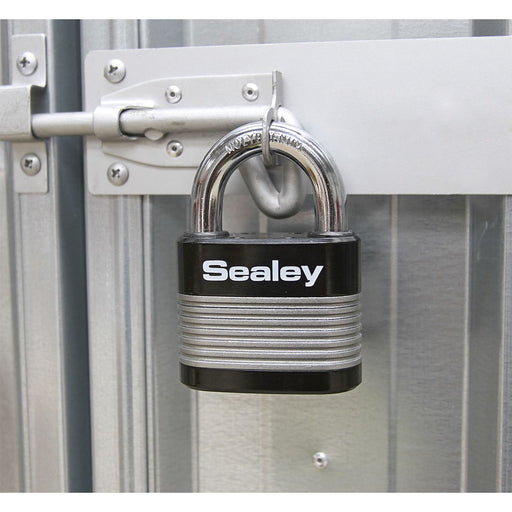 Sealey Zinc Coated Steel Body Padlock 44mm Sealey  - Dynamic Drive