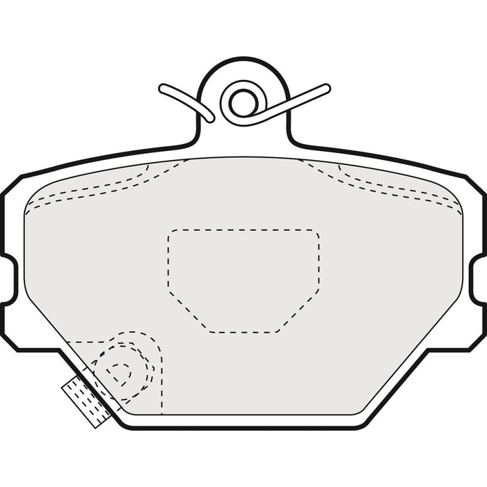 Genuine APEC Front Brake Discs & Pads Set Solid for Smart City-Coupe