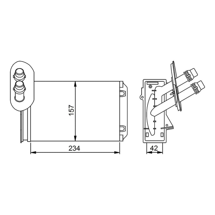 NRF Heater Radiator 58223