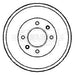 Genuine Borg & Beck Brake Drum fits Peugeot 305 405 Rear 82 BBR7088 Borg & Beck  - Dynamic Drive