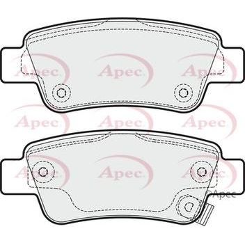 Apec Brake Pads Rear Fits Honda Cr-V