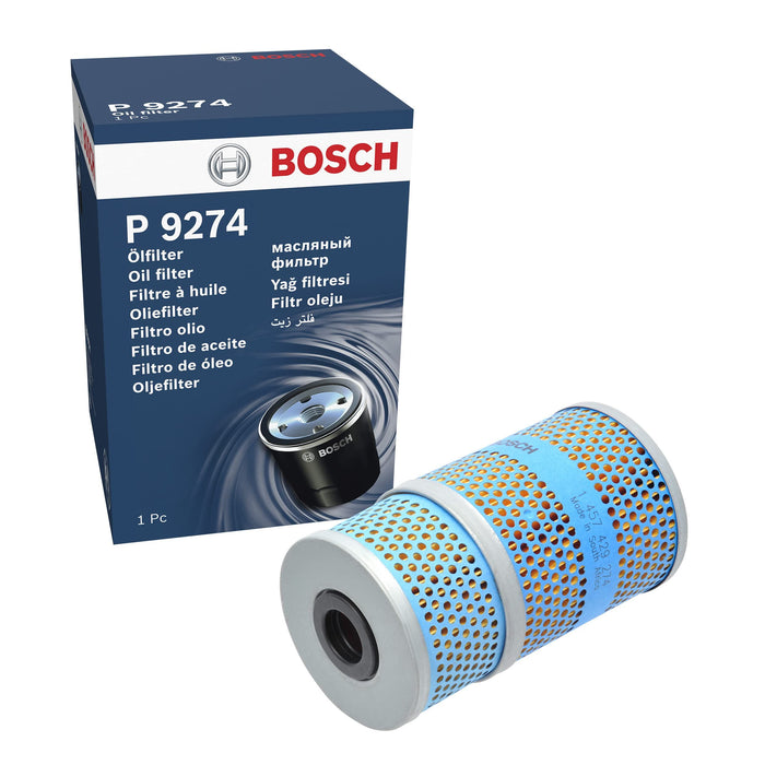 Genuine Bosch Cv Oil Filter P9274 fits Mercedes-Benz 190 - 2.5 - 85-93 145742927