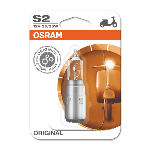 Osram 64327-01B S2 Motorcycle/Scooter Headlamp Bulb, 12 V, 35 W Osram  - Dynamic Drive