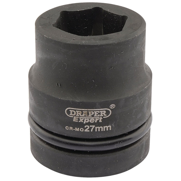 Draper Expert HI-TORQ 6 Point Impact Socket, 1" Sq. Dr., 27mm 05108