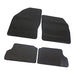 Fully Tailored Black Rubber Car Mats for Ford Focus 05-11 Set of 4 UKB4C  - Dynamic Drive