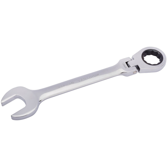 Draper HI-TORQ Metric Flexible Head Ratcheting Combination Spanner, 30mm