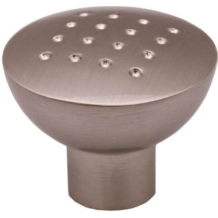 AG Dimpled Knob 33mm in Brushed Nickel for Caravan and Motorhome