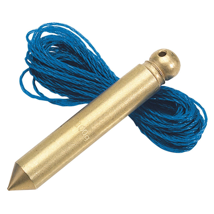 Draper Plumb Bob with Nylon Line, 100g, 5m (Approx) 60698 Draper  - Dynamic Drive