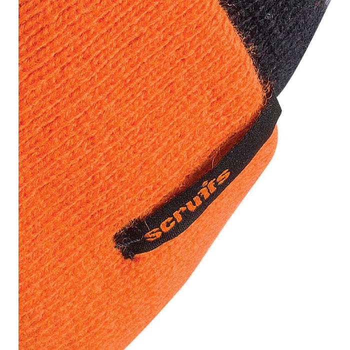 Scruffs Trade Bobble Hat Black/Orange