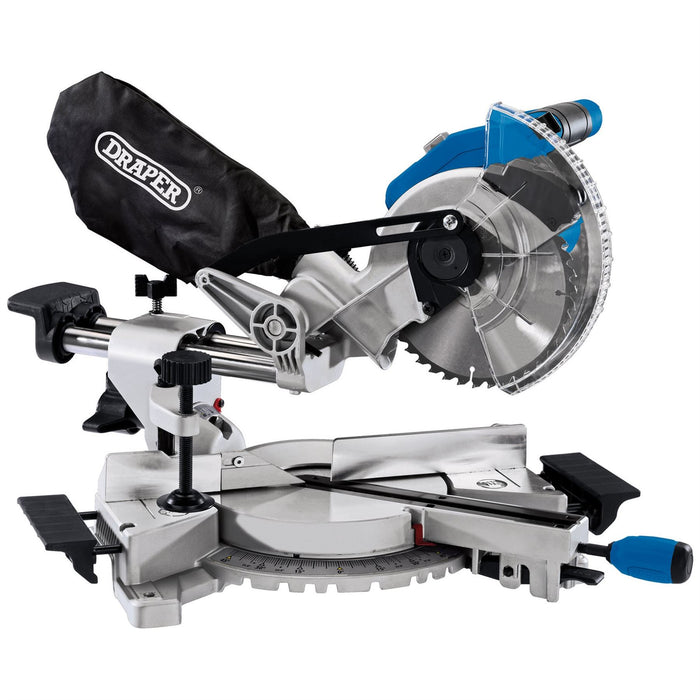 Draper D20 20V Brushless Sliding Compound Mitre Saw, 185mm (Sold Bare) 55588 Draper  - Dynamic Drive