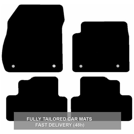 Tailored Rubber Car Mats for Vauxhall Zafira 12 Tourer Set of 4 With 4 Clips UKB4C  - Dynamic Drive