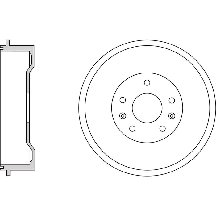 Apec Brake Drum Rear Fits Land Rover Freelander