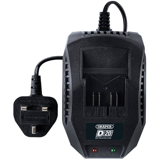 Draper D20 20V Li-ion Battery Charger, 2.4A 97914 Draper  - Dynamic Drive