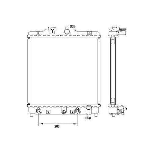 NRF Radiator 516355