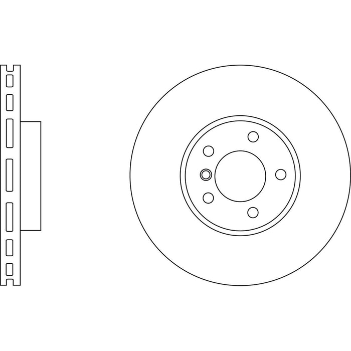 Genuine APEC Front Brake Discs & Pads Set Vented for BMW X5