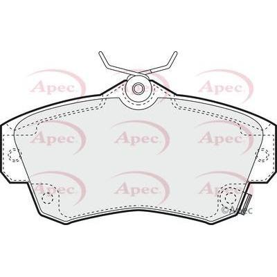 Apec Brake Pads Front Fits Chrysler Pt Cruiser