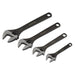 Sealey Adjustable Wrench Set 4pc AK9567 Sealey  - Dynamic Drive