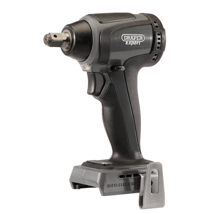 Draper XP20 20V Brushless Impact Wrench, 1/2" Sq. Dr., 300Nm (Sold Bare) 55929 Draper  - Dynamic Drive