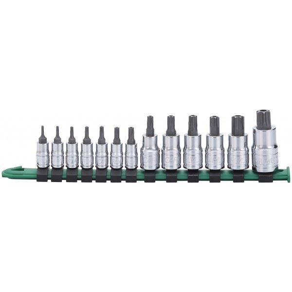 Carlyle Hand Tools 13 Pc Tamper Proof Bit Socket Set BSTH13 Carlyle Hand Tools  - Dynamic Drive