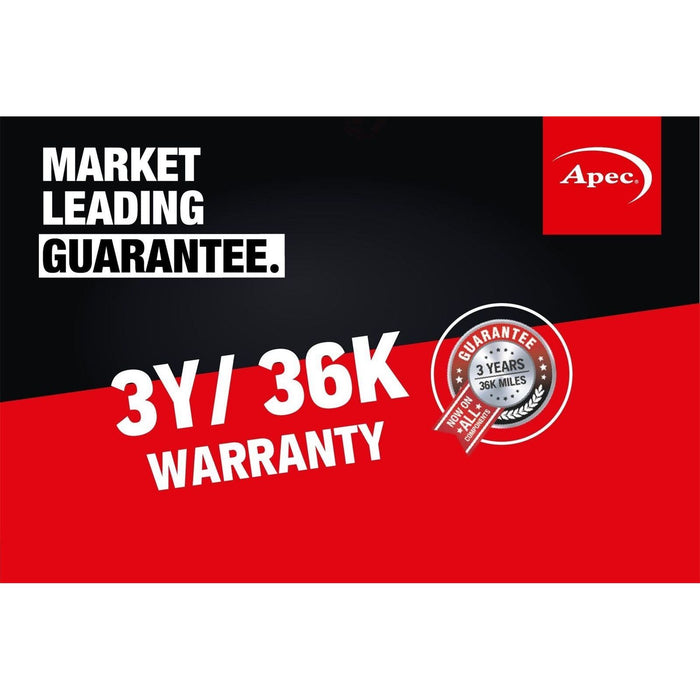 Genuine APEC Front Brake Discs & Pads Set Vented for Vauxhall Movano