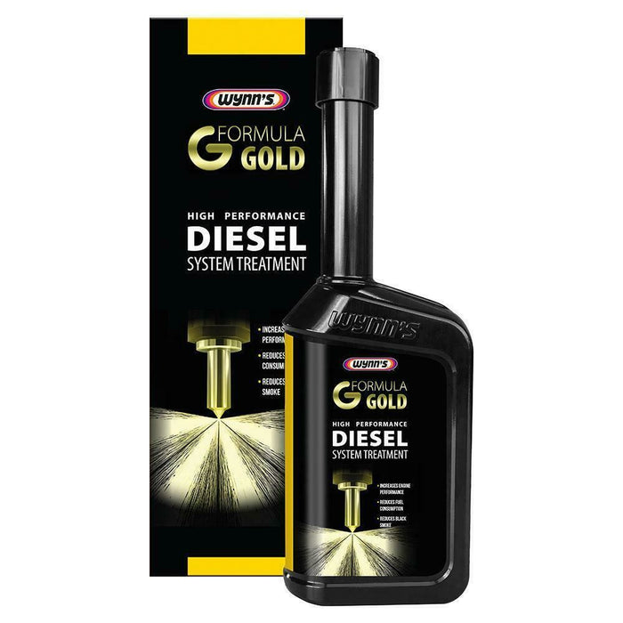 2x Wynns Formula Gold Diesel Fuel System Injector Cleaner Treatment 500ml Wynns  - Dynamic Drive