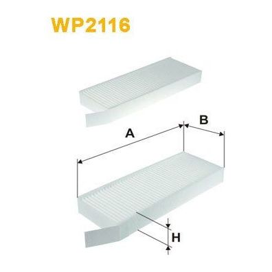 Genuine WIX Pollen Filter Standard fits Peugeot 308 SW PureTech 130|THP - 1.2 - Wix Filters  - Dynamic Drive